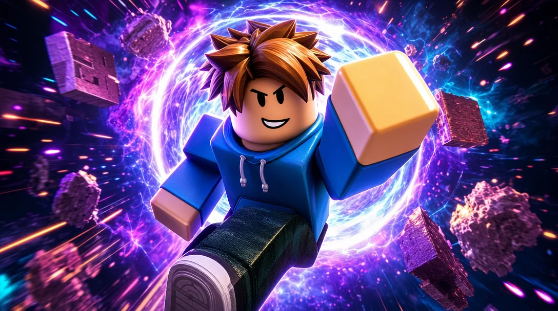 Roblox avatar key art generated by Roblox AI